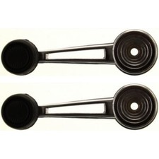 Chrome Inside Interior Window Crank Handle Pair Set New For Ford Pickup Truck