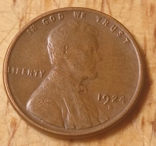 Lincoln Wheat Cent 1924S VF#9