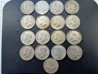 Lot of (17) Kennedy Half Dollar (1965 - 1969) -  40% Silver Coins - Fine to EF
