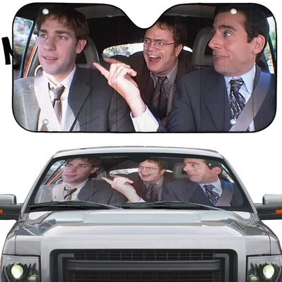 The Office Car Scene Print Auto Sun Shade, Funny Gift Ideas