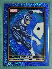 2025 topps chrome marvel Deadpool Bullseye Mini Blue Diamonds 3/125 🔥