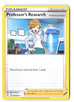 Professor's Research 060/072 SHF MP Pokemon TCG