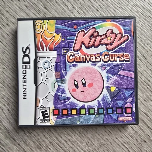 Kirby Canvas Curse Nintendo DS 2005 Complete CIB Game Manual