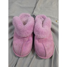 UGG Coquette Orchid Pink Suede Sheepskin Slippers 5125 Womens Size 8