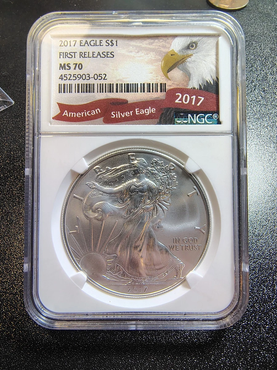 American Eagle MS 70 Graded 2017 Silver Bullion Coins for sale | eBay