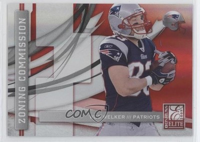 2009 Donruss Elite Zoning Commission Red 46/199 Wes Welker #5 0q4