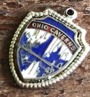 Vintage Ohio Caverns Sterling Silver Shield Charm — photo 5