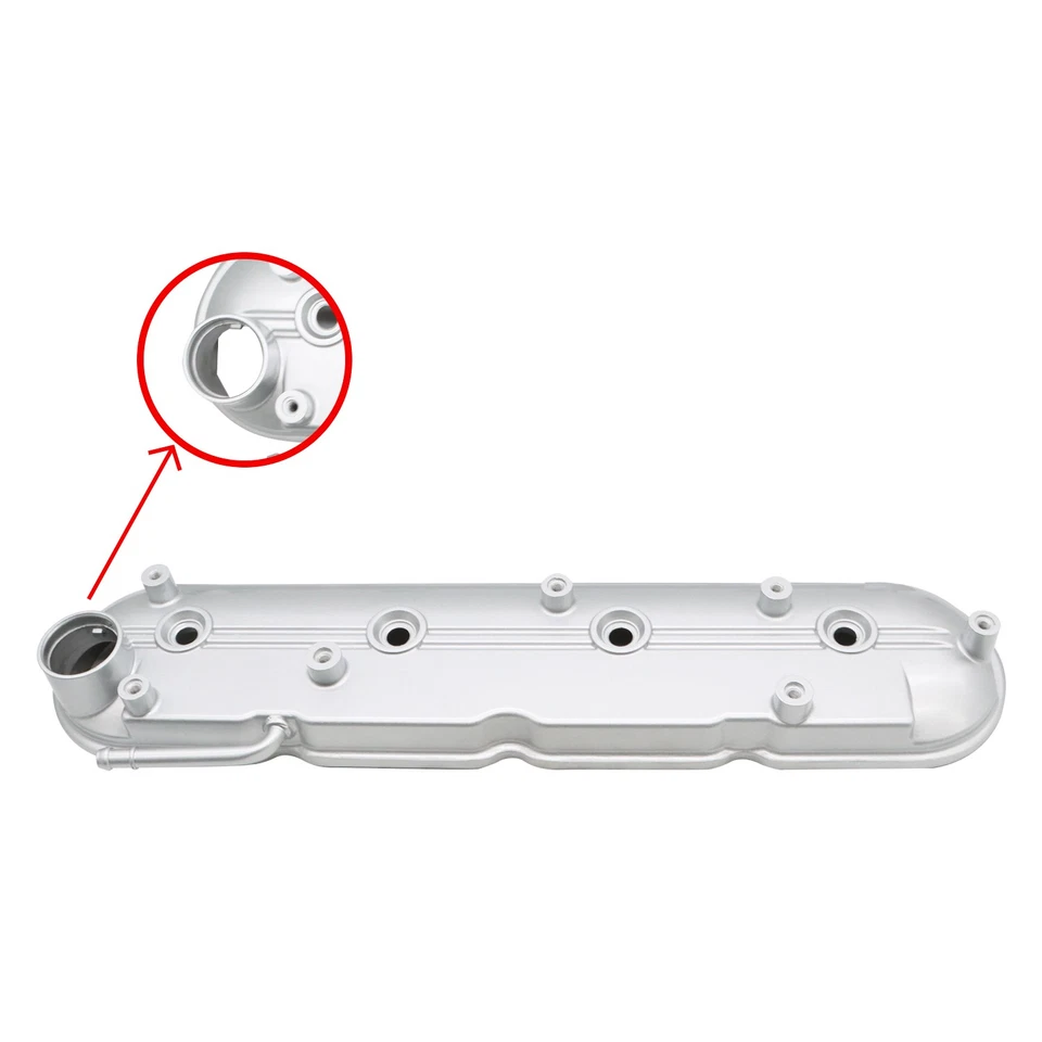 Aluminum Engine Valve Cover for 99-08 Chevy Silverado GMC Sierra 4.8L 5.3L 5.7L Foto 3 de 4