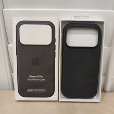GENUINE Apple Techwoven Case w/Magsafe for iPhone 17 PRO MGF34LL/A Black USED