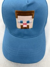 Boys Minecraft hat with Creeper Face  adjustable snap back