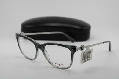 NEW COACH HC 6176 5651 GREY TORTOISE GRADIENT AUTHENTIC W/CASE EYEGLASSES 52-16