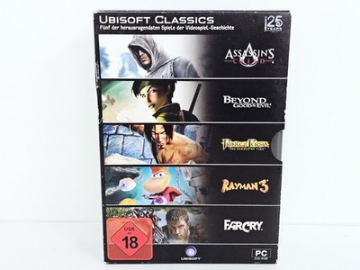 PC DVD ROM Ubisoft Classics- FarCry Rayman Assassin´s Creed Prince Of Persia 