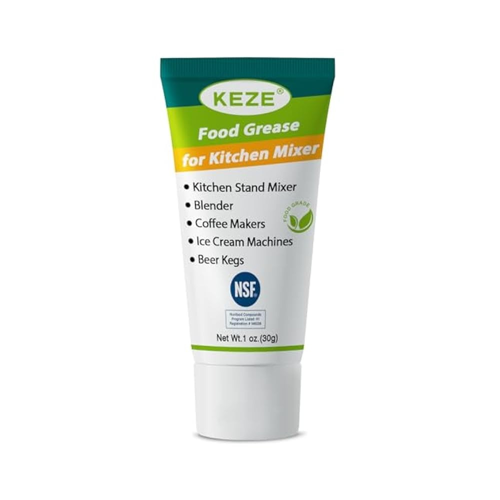 Food Grade Grease for KitchenAid Mixers, NSF-H1, 1 oz, for B