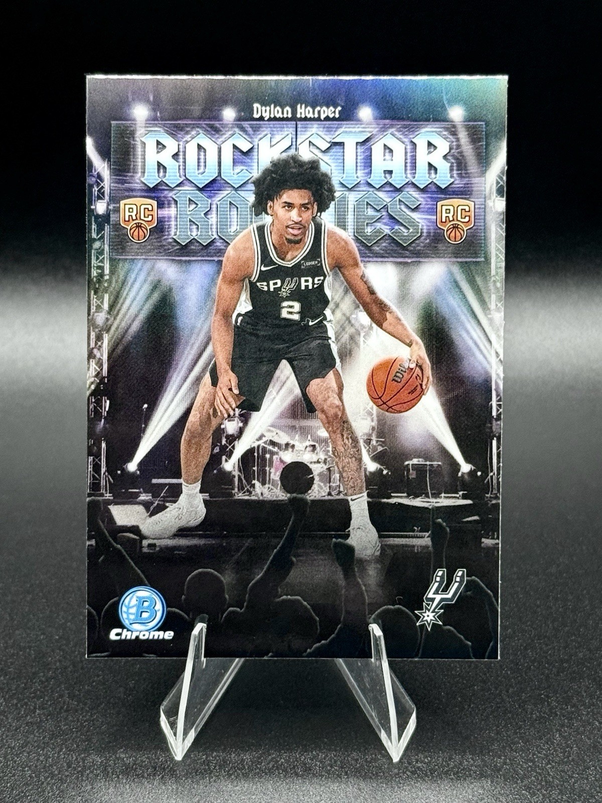 2025-26 Bowman Basketball - Dylan Harper #RR-2 Rockstar Rookies Refractor