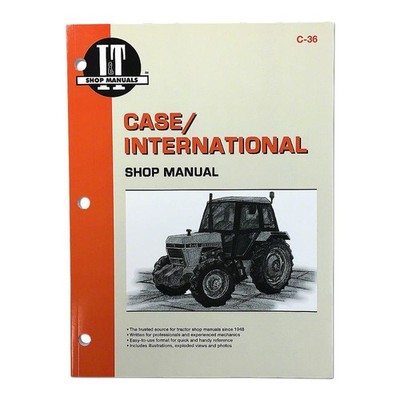 I & T Shop Service Manual Fits Case Replaces C36-STR