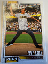 2026 Topps Series 1 Tony Hawk #FP-6 First Pitch San Diego Padres 