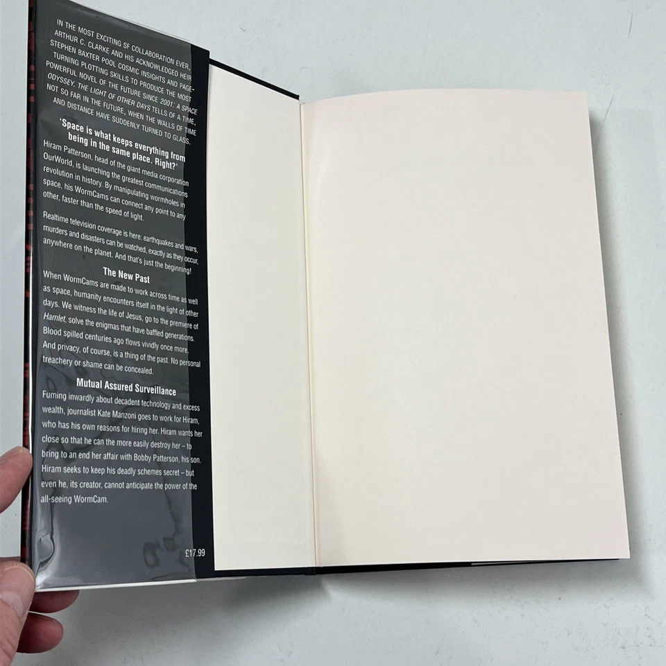 The Light Of Other Days by Arthur C. Clarke & Stephen Baxter (SIGNED) 1st Ed. HC - Image 2 of 4