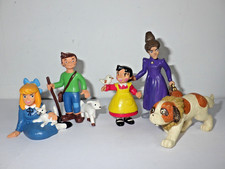 Lot de 5 Figurines PVC Vintage Comics Spain Heidi - Série complète (C176)