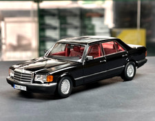 NOREV 1/18 Mercedes Benz 560 SEL 1991 W126 Black 183788 Diecast Car Model