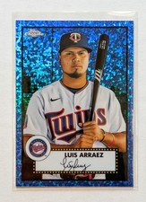 2021 Topps Chrome Platinum Luis Arraez Blue Mini Diamond Refractor /199 #263