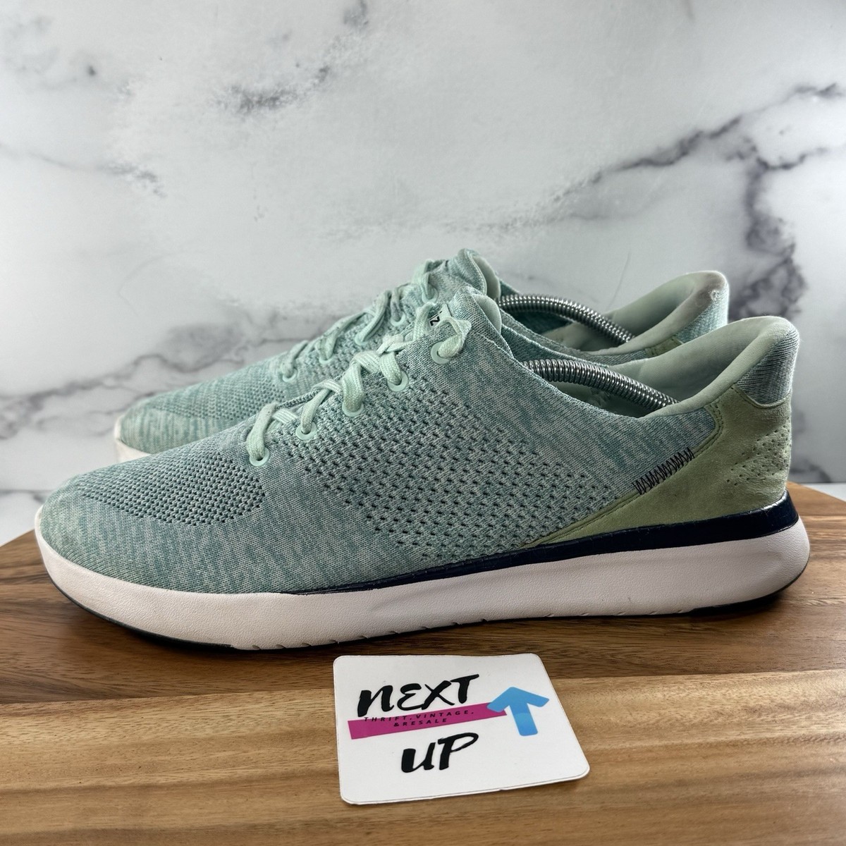 Kizik Lima Sneakers Mens 10 Wide Shoes Green Knit Mesh Comfort *NO INSOLES* Mesh Sneakers - Men main image 2