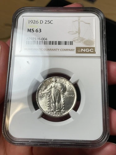 1926-D NGC MS63 Standing Liberty Quarter BU Mint State