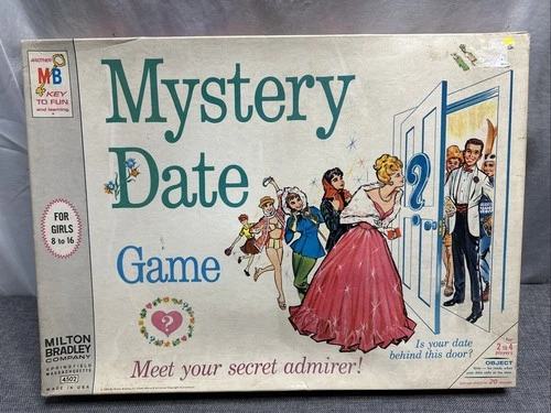 Vintage Milton Bradley MYSTERY DATE BOARD GAME 1965 COMPLETE!