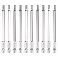 "10 StüCk Flache Sechskant-Bits 4Mm (H4) 1/4\" FüR [Marke] 10Cm Magnetisch"