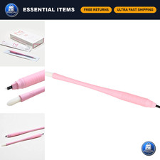 Microblading Eyebrow Pen Pack of 10 - Disposable Sterilized Blade, Rubber Grip,