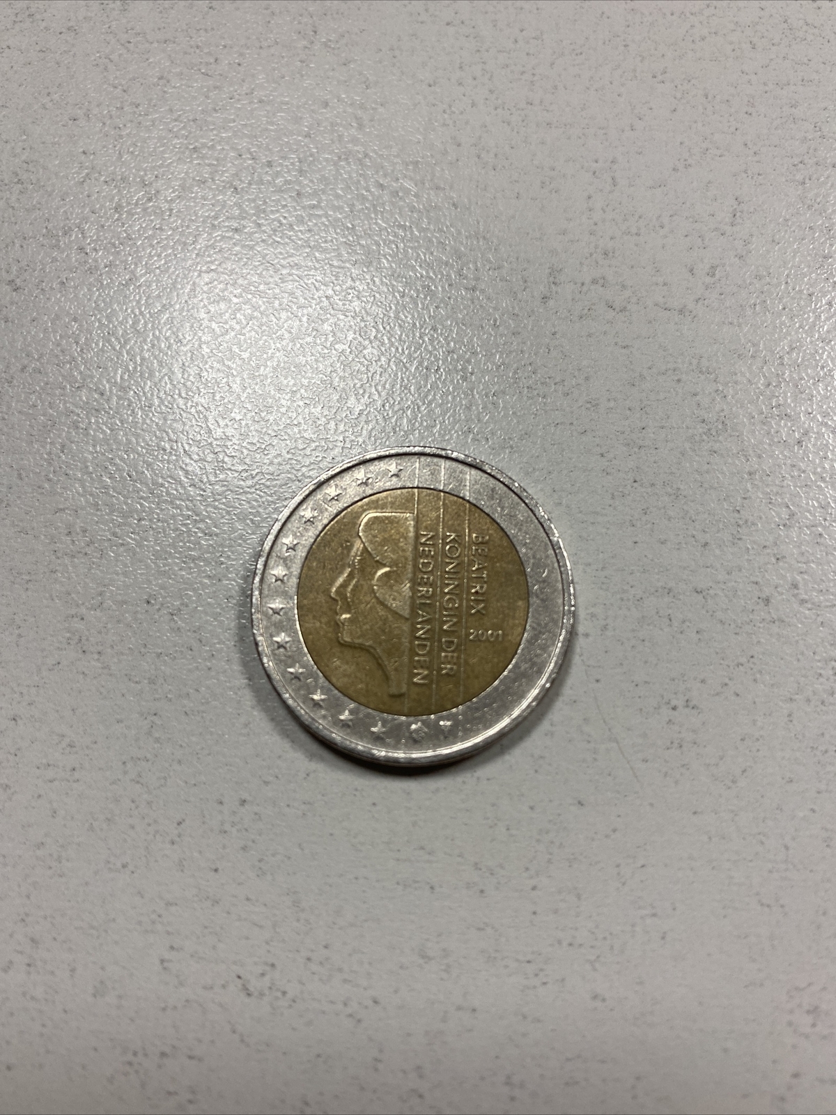 Piece De 2 Euros Rare Beatrix Koningin Der Nederlanden 2001