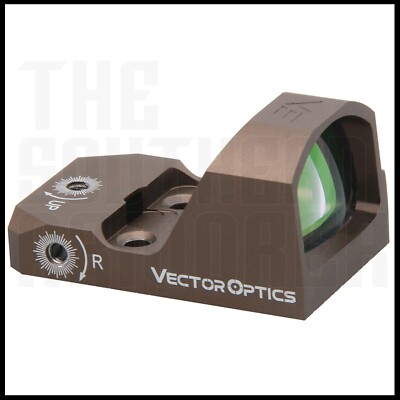 OPEN REFLEX RED DOT PISTOL SIGHT FOR GLOCK MOS 17 19 45 FASTFIRE VIPER RAZOR FDE