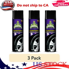 (3 Pack) CRISTAL PRODUCTS Untouchable Tire Shine Spray 13oz Each, Car Care