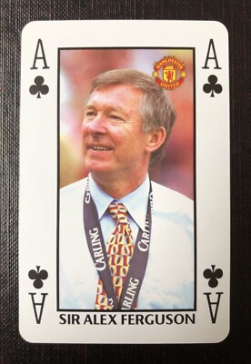 Waddingtons Nummer 1 Einzeltausch Spielkarte - SIR ALEX FERGUSON - Mann Utd
