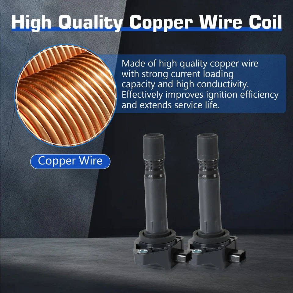 4Pcs Ignition Coils & Iridium Spark Plugs UF582 For Honda Civic 1.8L 2006-2011 - Image 4 of 4