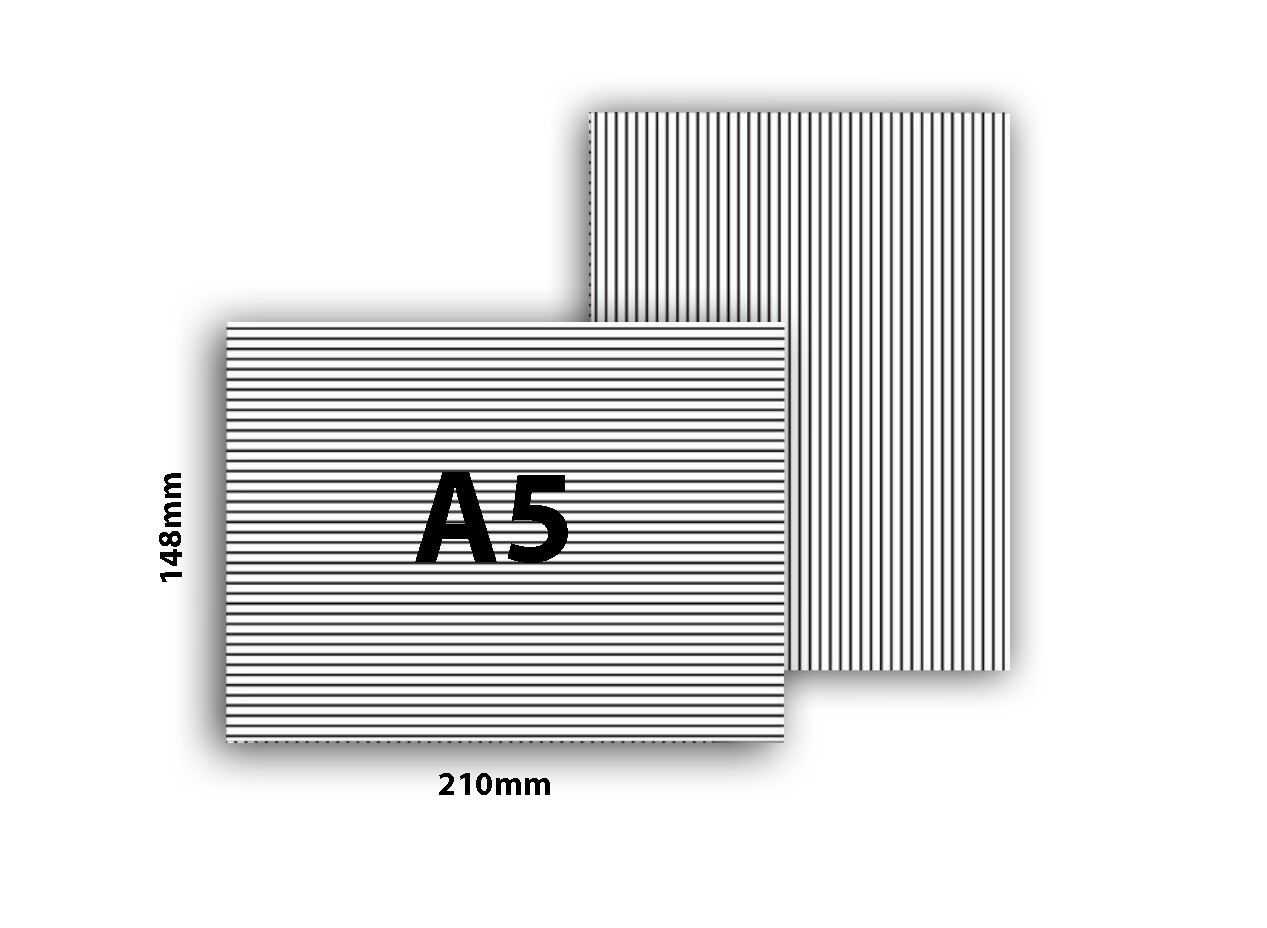 2X Lenticular Sheets Lens 75 Lpi with Adhesive for 3D FLIP Images Print
