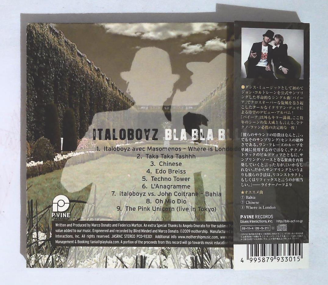 Italoboyz – Bla Bla Bla PCD-93301 JAPAN CD OBI | eBay