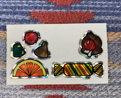 BJ Stickers Vintage Prism Stickers Fruit Candy Candies