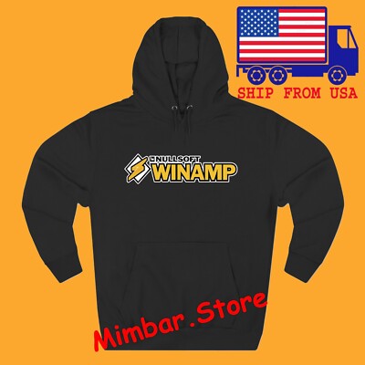 Nullsoft Winamp Black Size S-3XL