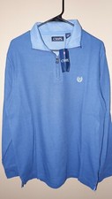 NWT CHAPS French Rib Double 1/4 Zip Pullover Fleece Men's Medium NEW - US SELLER