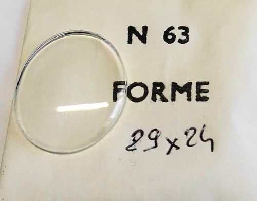 Verre De Montre Extra Bomber - Diamètre 29.7 Mm, Hauteur 3.60 Mm - Neuf Sans étiquette