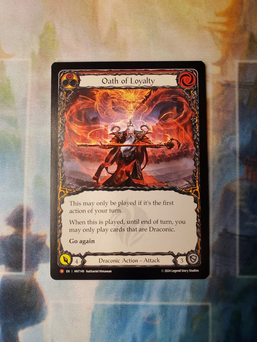 Oath of Loyalty NM Non-Foil The Hunted Flesh and Blood FAB | eBay