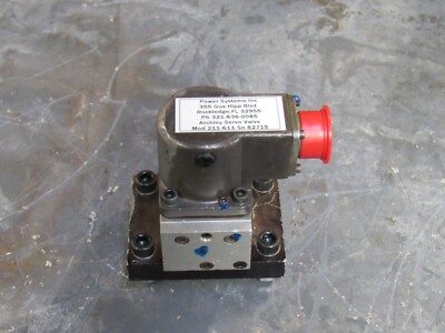 ATCHLEY SERVO VALVE 211-611 211611 - REBUILT | eBay