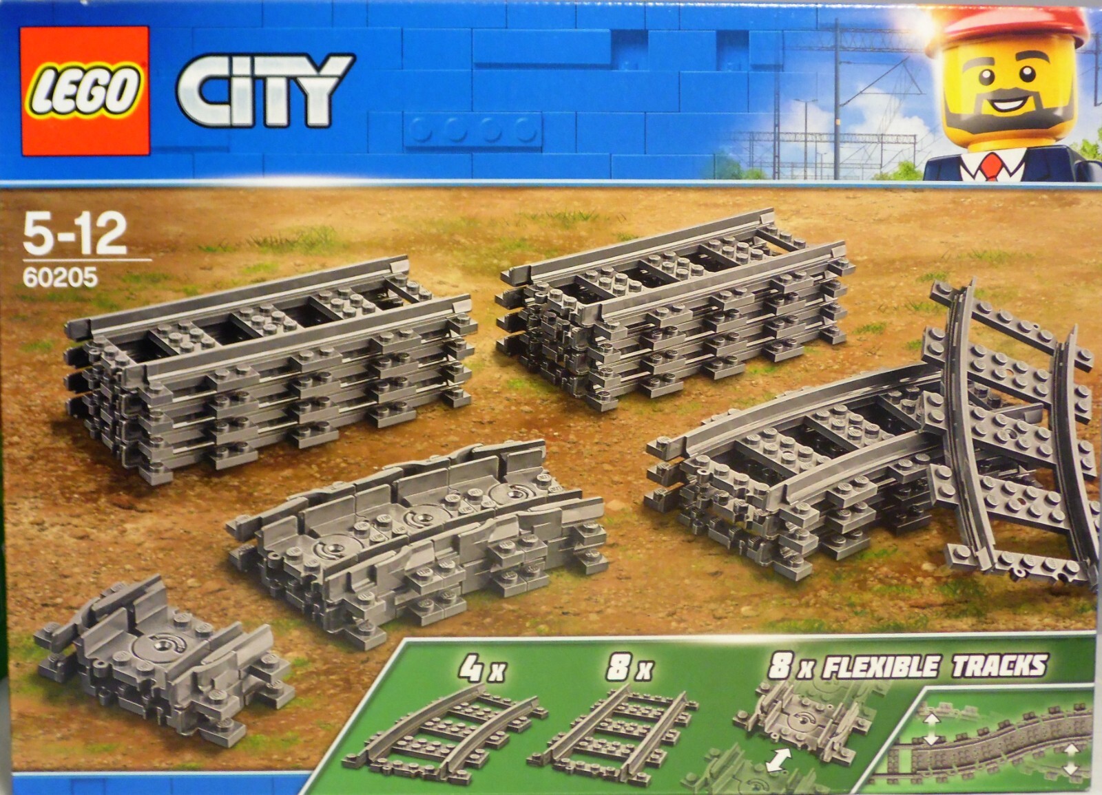 Lego Grau Konstruktionsspiele Schienen City - Bild 4