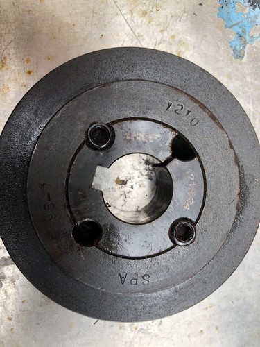 Pulley Single SPA ,80mm Diameter TAPERLOCK With Bush SKF 1210 Bore 24mm - Picture 2 of 4