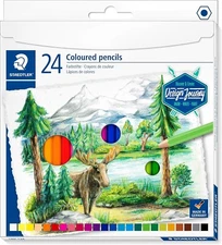 Staedtler Design Journey 146C - Wallet of 24 Assorted Coloured Pencils