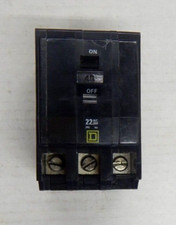 Square D QOB340VH Circuit Breaker Bolt-On 3 pole 40 amp 240v 22kA USED