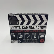 Paladone: Lights, Camera, Action The Ultimate Game for Movie Fans NIB #A