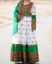 Embroidery Afghani dress for girl - Afghani style dress - Afghani dress for girl