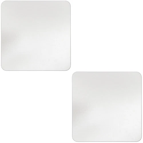  2pcs Glass Mousepad Clear Desk Pad Glass Mouse Pad Glass Mouse Pad for Computer