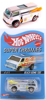 HOT WHEELS RLC VW T2 REDLINE BEACH BOMB TOO SUPER CHROME 2003 - 1 of 12500